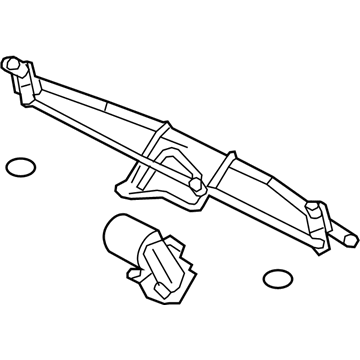 Ford 8C3Z-17508-A Motor & Linkage