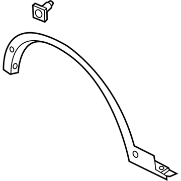 Lincoln EJ7Z-16268-AB Wheel Opening Molding