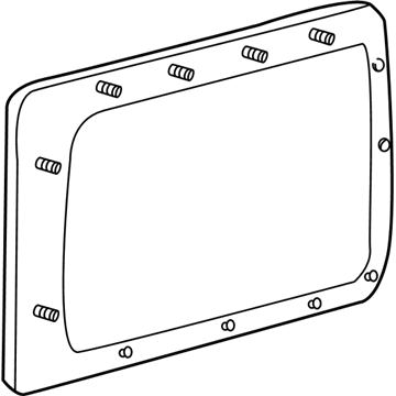 Ford F75Z-7829700-HA Glass - Quarter Window