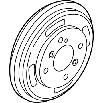 Ford BE8Z-1126-B Drum