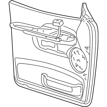 Ford 1L5Z3523942AAB Door Trim Panel