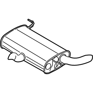 Ford DM5Z-5230-C Rear Muffler