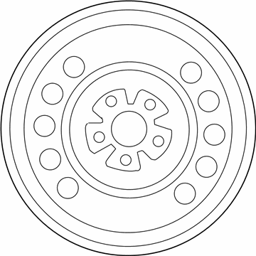 Mercury 3W3Z-1007-DA Spare Wheel