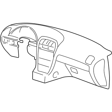 Ford 3W4Z-5404320-EAB Panel - Instrument