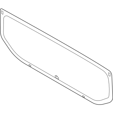 Ford BK3Z-6142006-AB GLASS - BACK WINDOW