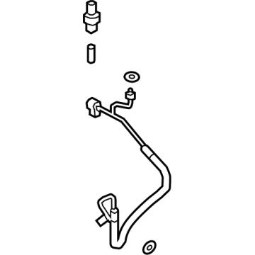 2021 Ford Bronco Sport A/C Hose - LX6Z-19972-N