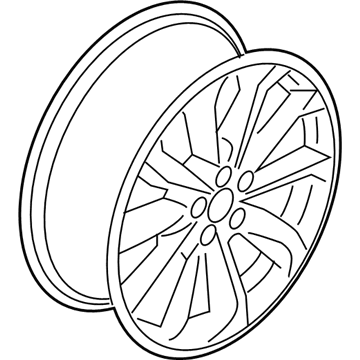 Lincoln LJ7Z-1007-G Wheel, Alloy