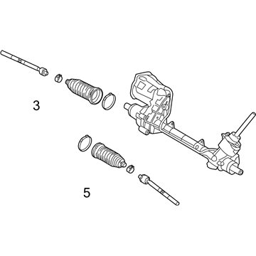 2019 Ford Fusion Rack And Pinion - KG9Z3504G