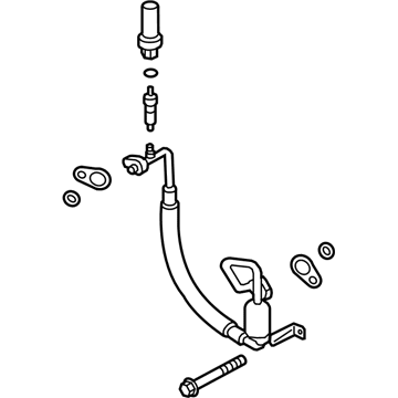 Ford AA5Z-19972-A Pressure Tube