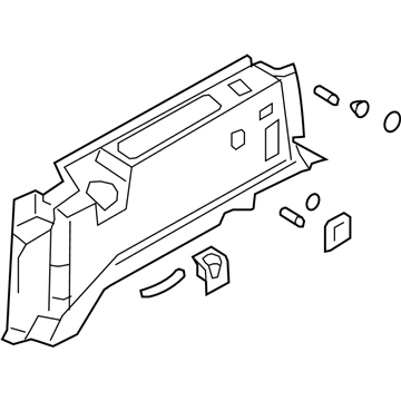 Ford CL1Z-4031012-AA Quarter Trim Panel