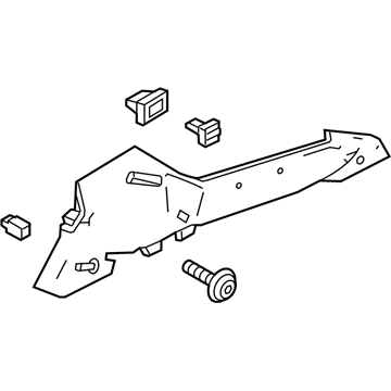 Ford F1EZ-5846808-AA Upper Quarter Trim