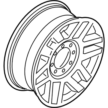 Ford HC3Z-1007-B Wheel, Alloy