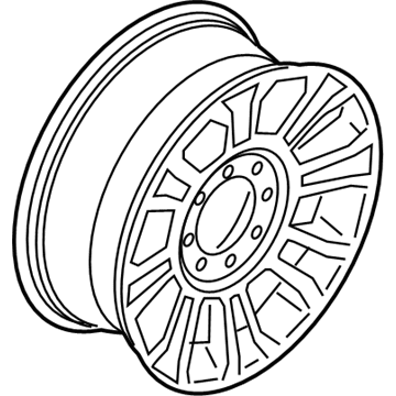 Ford HC3Z-1007-G Wheel, Alloy