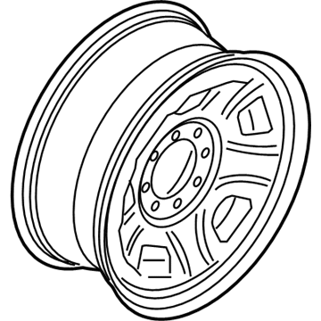 Ford BC3Z-1015-D Wheel, Steel