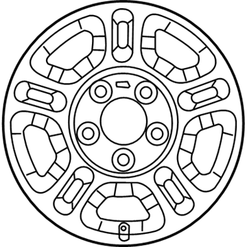 Ford 1L5Z-1015-DA Spare Wheel