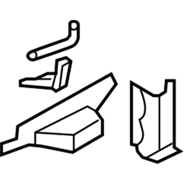 Ford 5G1Z-54108A26-AA Inner Rail Reinforcement