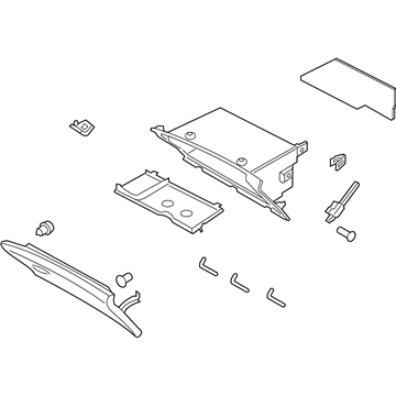 Lincoln Glove Box - DP5Z-54060T10-AF