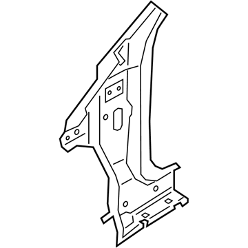 Ford LJ6Z-78025A00-A Inner Hinge Pillar