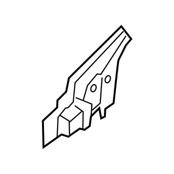 Ford LJ6Z-7802508-A Hinge Pillar Reinforcement