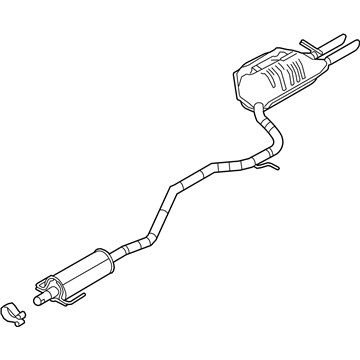 Ford 9E5Z-5230-K Muffler & Pipe