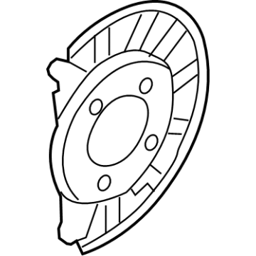 Ford 8C2Z-2390-A Backing Plate