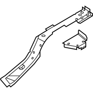 Ford LJ9Z-5811252-A Rear Side Rail