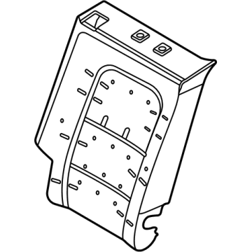 Ford M1PZ-7866800-A Seat Back Pad