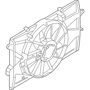 Ford BG1Z-8C607-A Fan Assembly