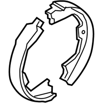 Ford DC3Z-2648-A Parking Brake Shoes