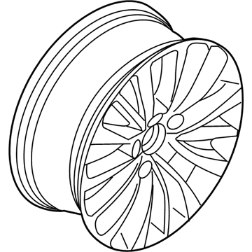 Lincoln FA1Z-1007-B Wheel, Alloy