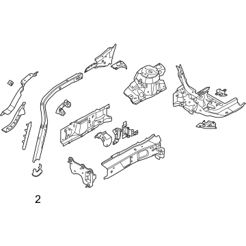 Ford LX6Z-16054-AA Apron/Rail Assembly