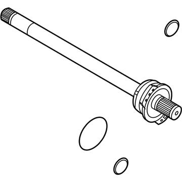 Ford LX6Z-3A329-A Intermediate Shaft