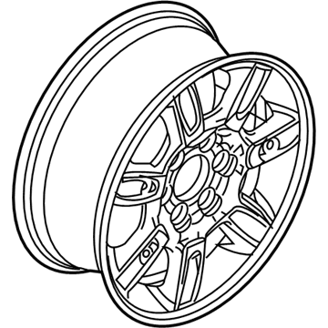 Ford 9L3Z-1007-F Wheel, Alloy