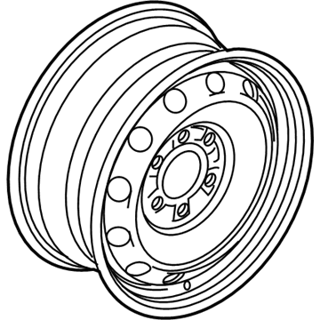 Ford 2L7Z-1015-BA Wheel, Spare