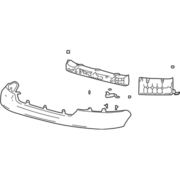 Ford 6L3Z-17D957-BAPTM Bumper Cover