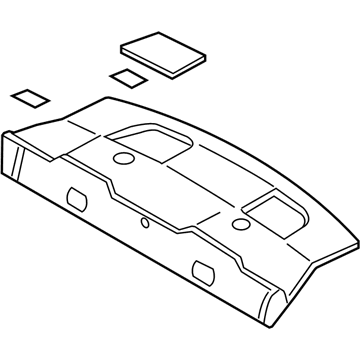 Ford BR3Z-6346668-AB Package Tray