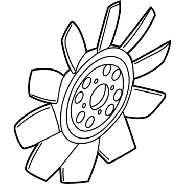 Ford 6L2Z-8600-BA Fan Blade