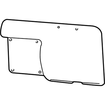 Ford 2C7Z-7866601-CAB Rear Seat Back Cover Assembly