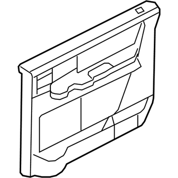 Ford 8L1Z-4027406-EA Trim - Rear Door