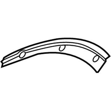 Ford BC3Z-16B292-B Rear Fender Rear Bracket