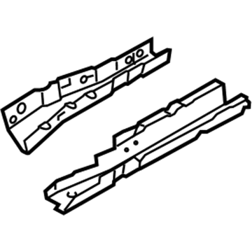 Ford AE8Z-5810456-A Rear Rail End