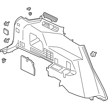 Ford LB5Z-7831013-EB Quarter Trim Panel