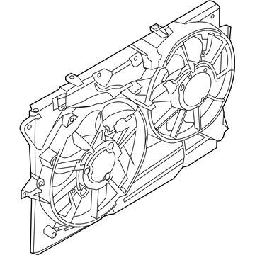 Ford DG1Z-8C607-E Fan Assembly