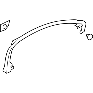 Lincoln GD9Z-5400014-AA Frame Molding