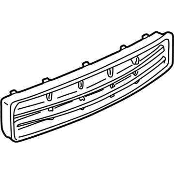 Lincoln XW4Z-17B814-AA Bumper Grille