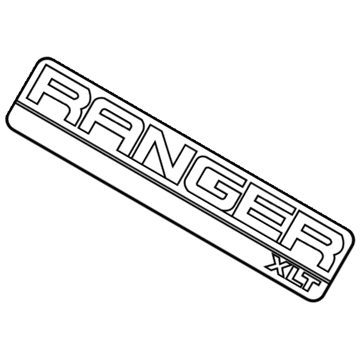 2006 Ford Ranger Emblem - 6L5Z-9942528-A