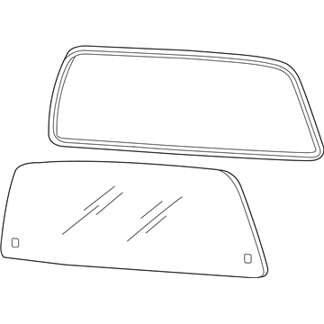 Ford 7A2Z-3542006-B Back Glass