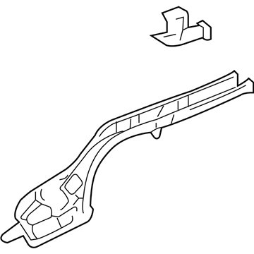 Lincoln 6E5Z-54101A14-AA Side Rail Assembly