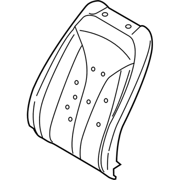 Ford EJ7Z-7864811-F Seat Back Pad