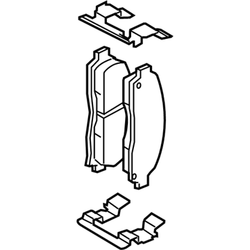 Mercury 2U2Z-2V001-YA Brake Pads